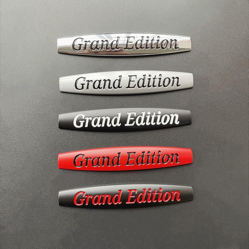 3D Metal Logo Grand Edition Emblem Car Fender Badge  Grand Edition Sticker Accessories