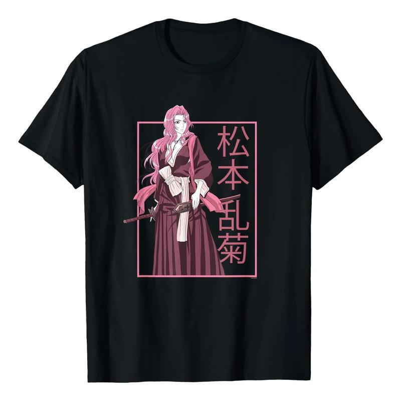 Camiseta De Anime Bleach Pastel Rangiku Matsumoto S разноцветный