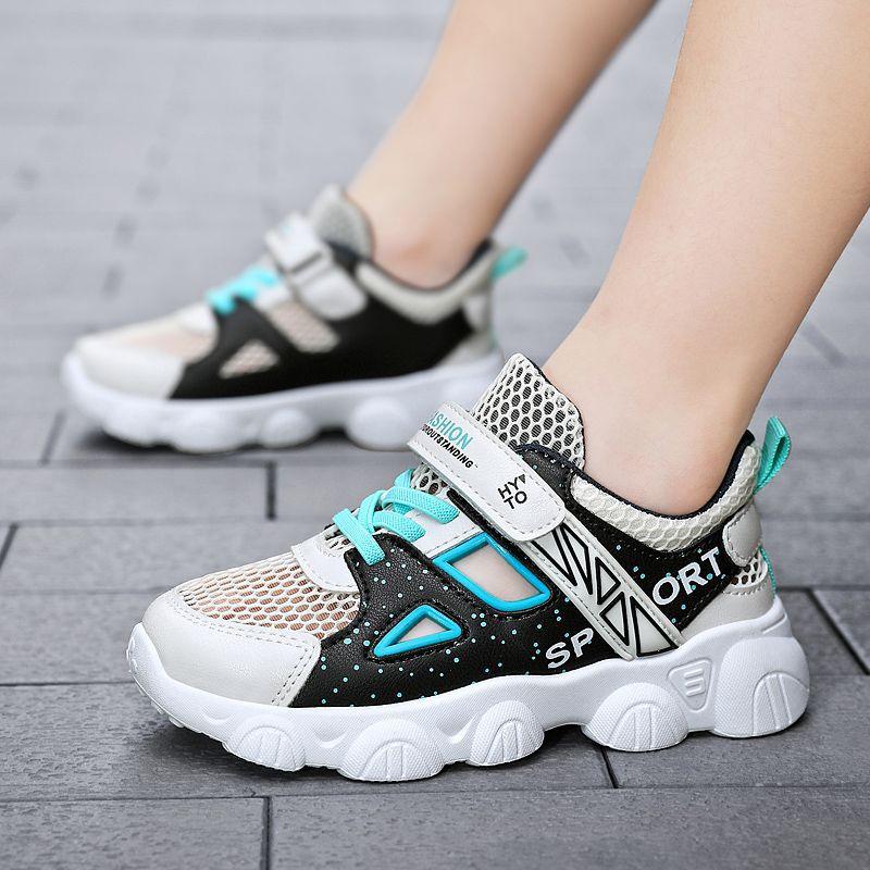 Girls' sports sandals, new summer hollow-out children's shoes, casual and fashionable boys' trendy shoes for older children