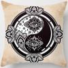 Mandala Mysterious Retro Religious Yoga Taie d'oreiller, Symdazers, Home Decorative Cojines, Sofá Poduszka