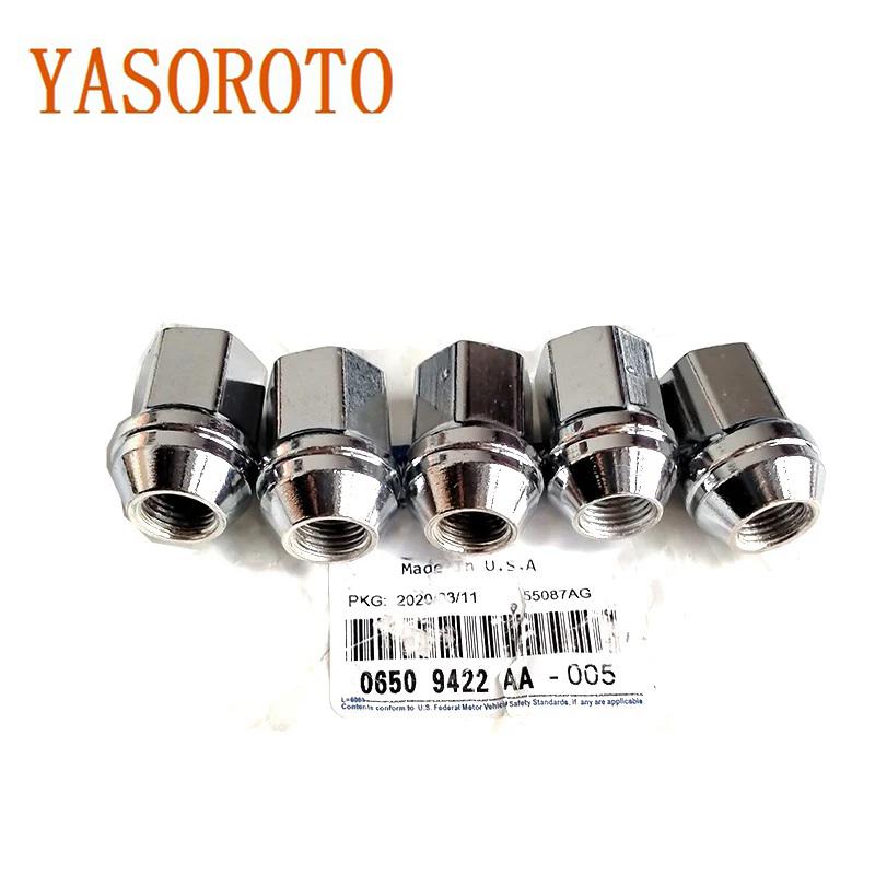 5pcs Wheel Lug Nut For Chrysler 300 Dodge Charger Challenger RAM 1500 2500 06509422AA 2012-2018