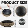 Hluru Music Drum 15 Notes Glucophone Steel Tongue Drum 13 Inch 15 Notes D Tone Ethereal Drum Percussion Musical Instruments