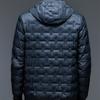 Lehká a teplá pánská péřová bunda Jednobarevná s kapucí Krátká 90 bílá kachní péřová bunda Pánská módní podzimní a zimní novinka