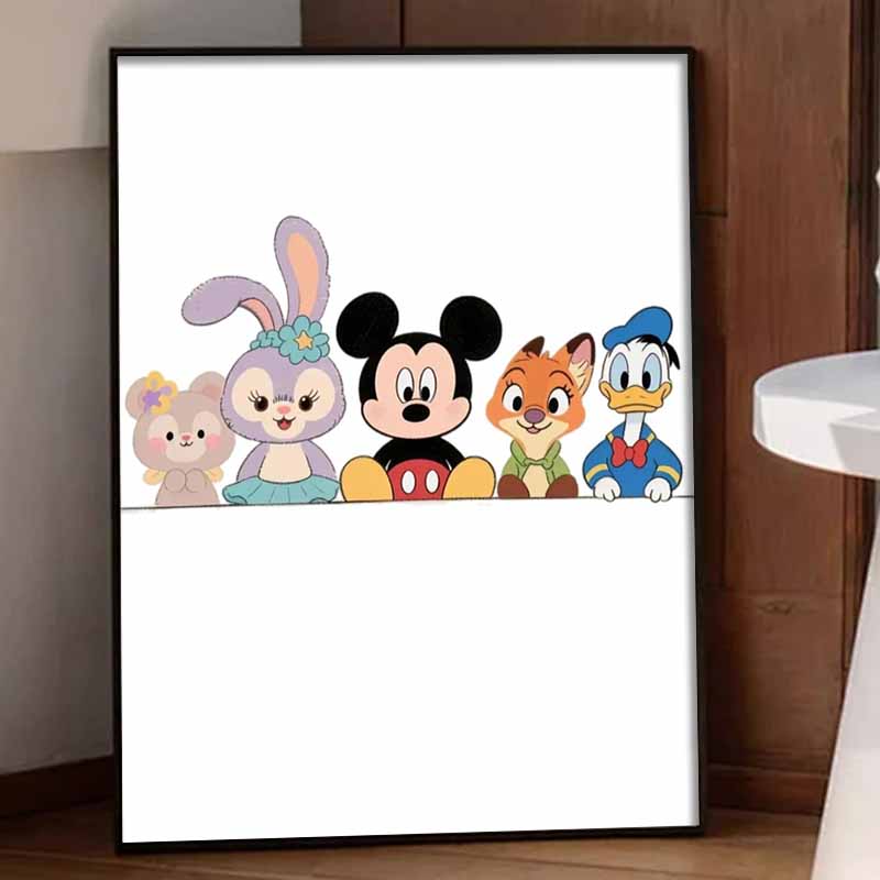 Disney Diamond Art Painting Mickey Friends Home Wall Decor Crafts Adult/Beginner Gift Ideas Home Decor