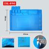 Multi-Style Magnetic Silicone Repair Pad - High-Temp Resistant, Grooved Workbench Heat Insulation Mat