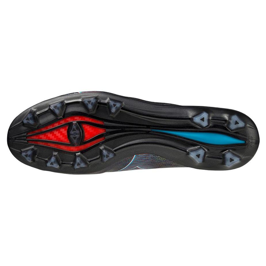 Mizuno Alpha Japan Black Ignition Red Unisex Sneakers P1GA236001