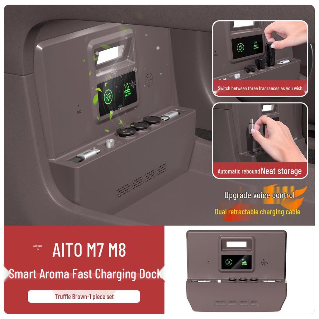 AITO M8/M7 Control Aroma Diffuser & Fast Charger Accessory
