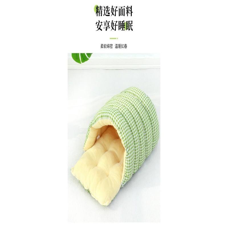 Warm Thick Plush Enclosed Cat Cave Bed Sleeping Nest For Cats And Small Dogs