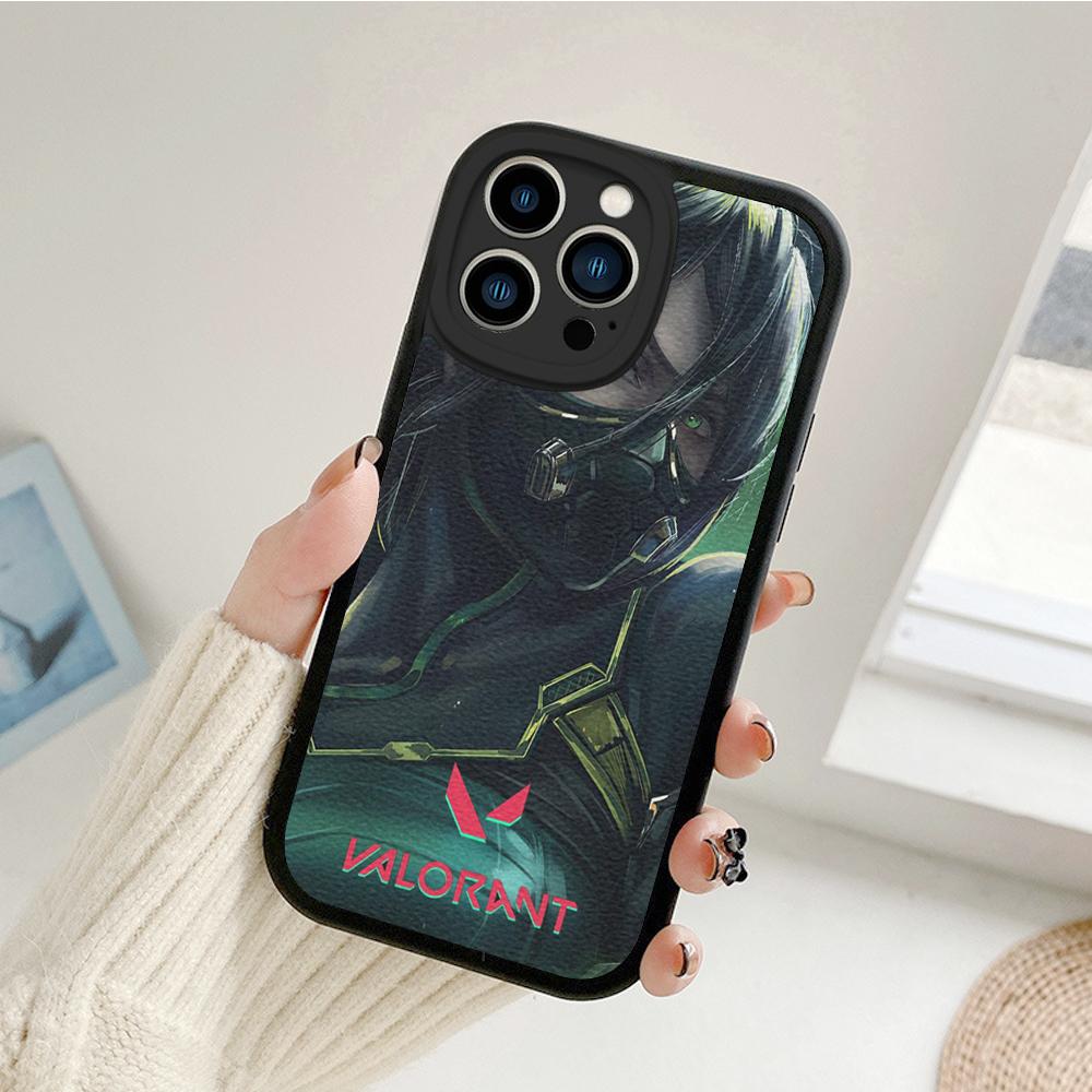 

Чехол для игрового телефона Valorant для Iphone 14 13 11 12 Pro MAX 13 12 MiNi 7 8 plus iphone 14 Pro XS XR, защитные чехлы из овечьей кожи iphone 14 Promax