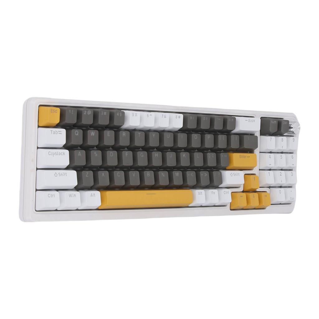 Mechanical Gaming Keyboard 78 Keys RGB Backlit Blue Switch USB Wired Mechanical Keyboard with