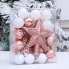 36pcs Plastic Christmas Ball Ornaments Shatterproof Christmas Tree Topper  Holiday Party
