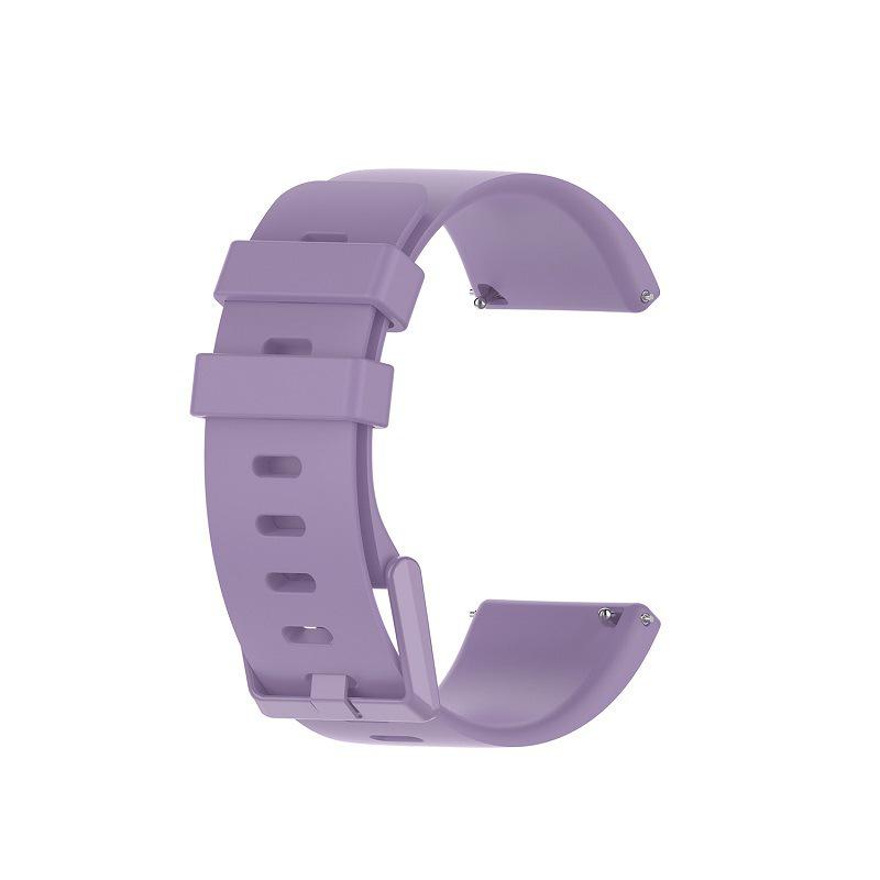 Versa/Versa 2/Versa Lite SE Silicone Solid Color Buckle Watch Band Replacement