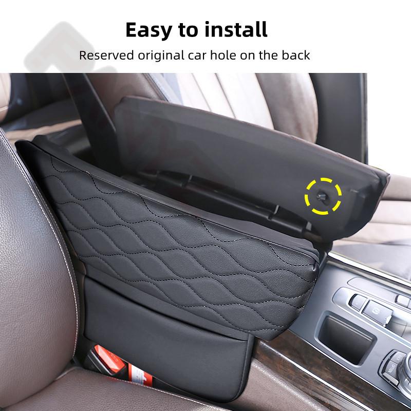Center Console Cover for BMW X5 F15 2014-2018 X6 F16 2015- Car Armrest Box Pad Soft Leather Elbow Support Arm Rest Cushion