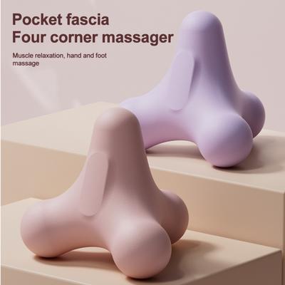 Čtyřrohový fasciální míč Plantární míč masáž Rameno Krk Pas Svaly rukou Laktátové Cvičení Relaxace Meridian Fitness Ball