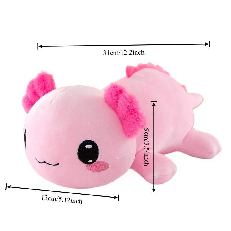 Kawaii Axolotl Plush Toy Super Soft Cute Salamander Animal Stuffed Plushie Pillow Axolotl Home Decor Christmas Gift for Children