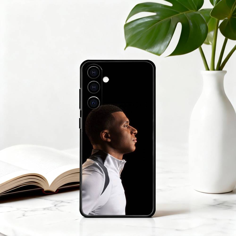 SPORT K-Kylian M-Mbappe KM Phone Case For Samsung Galaxy A73,A72,A71,A70,A53,A52,A51,Soft Silicone Black Cover