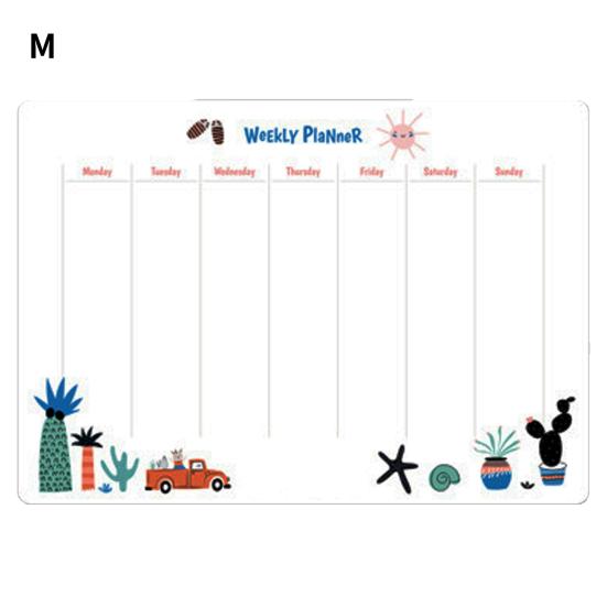 Fridge Magnet Whiteboard Erasable Smooth Writing Self-adhesive Sticky Anti-scratch Leave Message Foldable A3 A4 Anti-slip Magnetic Soft Whiteboard