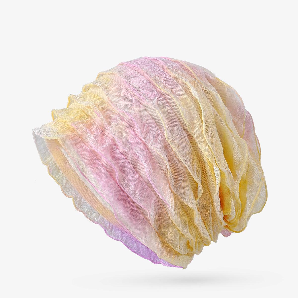 

Летняя дышащая шапка-пуловер для женщин, тонкая шапка, спальная шапка, повседневная шапка-платок для улицы