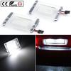 2pcs Car Tail White LED License Plate Number Light Led Auto Number Backlight Fit For Volvo V70 1997-2000