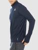 Adidas Running Long Sleeve Own the Run Zip Long Sleeve BL769 Legend Ink T-Shirt 1/2 T-Shirt Men's (HL5998) J/XO