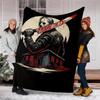 Friday the 13th Theme Printed Blanket - Perfect for Couch, Bed, Travel & Outdoor Use | Machine Washable, Cozy & Durable.