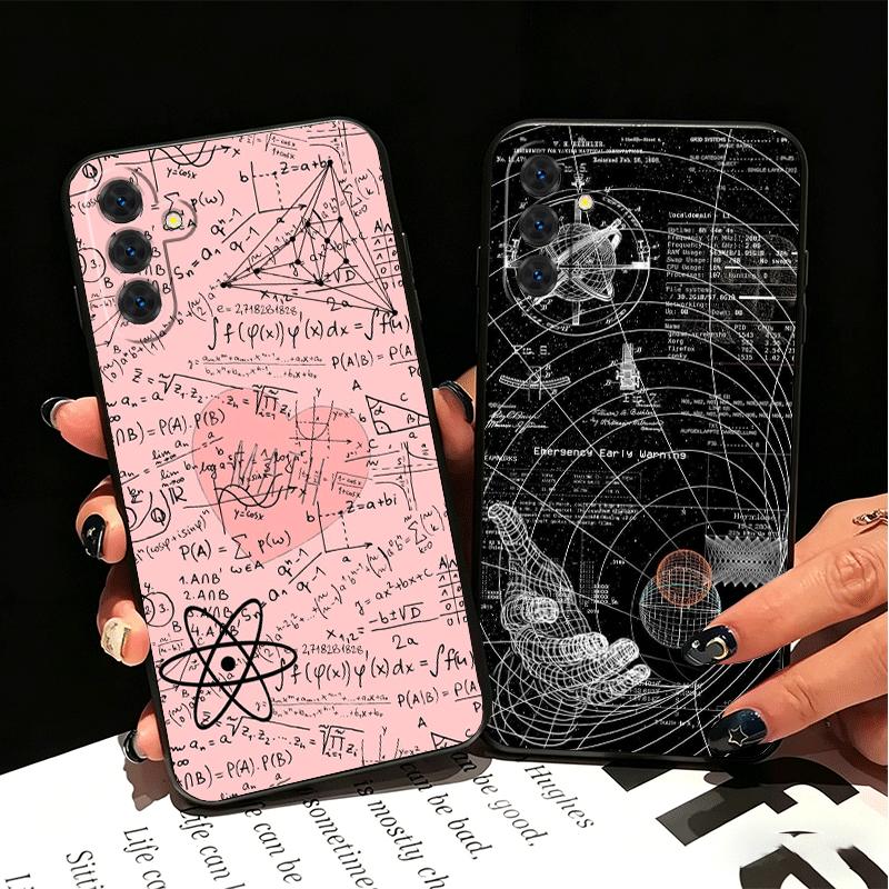 Physics Chemical Mathematics Soft Phone Case for Samsung A17 A37 A57 A16 A26 A36 A56 A15 A25 A35 A55 A14 A24 A34 A54 A13 A23 A33
