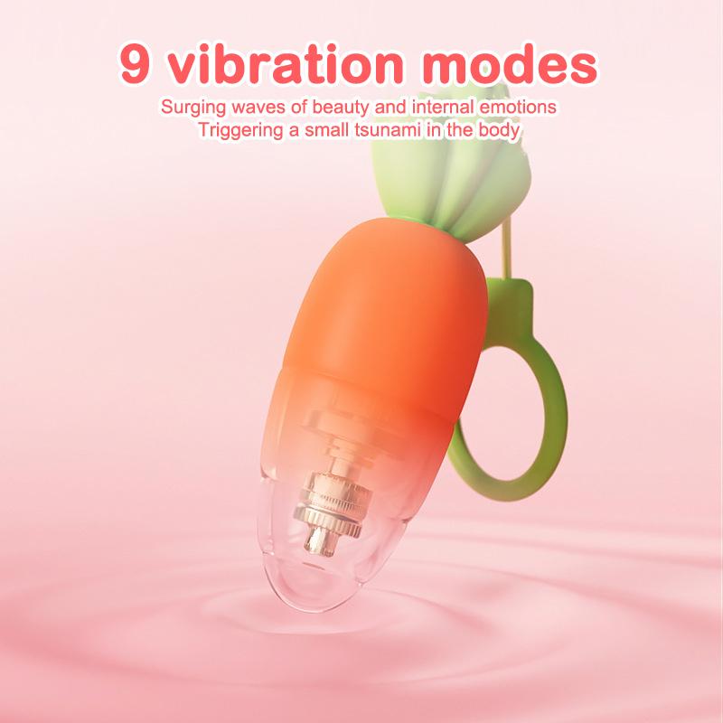 Vibrator Massager Carrot Shaped Jump Egg Usb Charge Clitoris Stimulate Female Vagina Masturbation Sex Toy For Women
