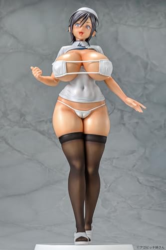 Q-six What if there was a nurse to help you with your masturbation...? Yukina Toranomon, Tanned Version, 1/6 Scale, Pre-painted, PVC Figure