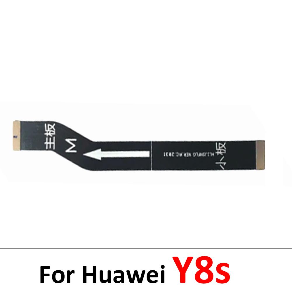 For Huawei Y6P Y6s Y7A Y7P Y8P Y8s Y9A Y9s Y9 Prime Flex Cable Mainboard Charging Port Connector + LCD Touch Screen Flex Cable
