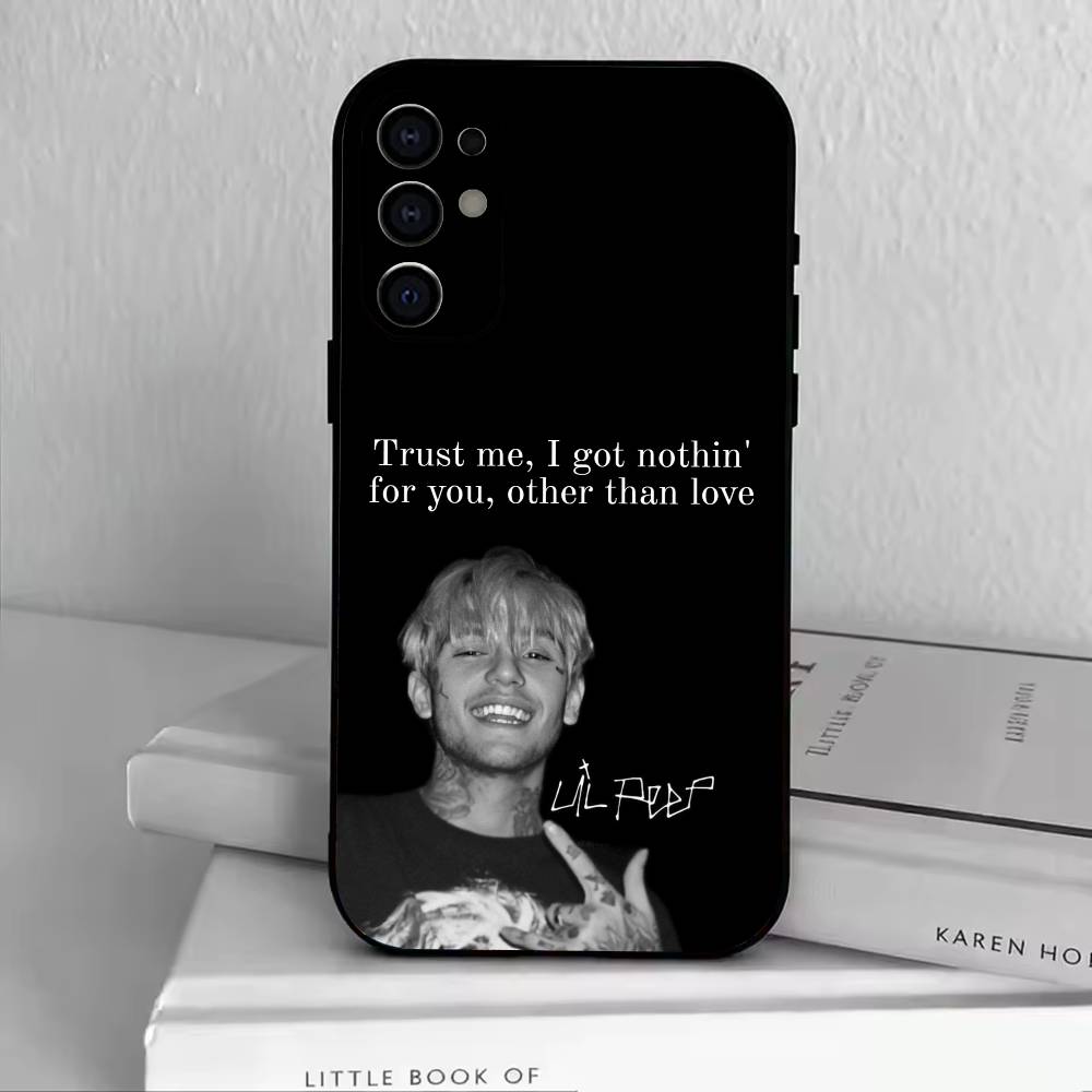 Emo Rap-Lil Peep  Phone Case Black Silicone Soft For Samsung S25,S24,S21,S22,S23,S30,Ultra,S20,Plus,Fe,Lite