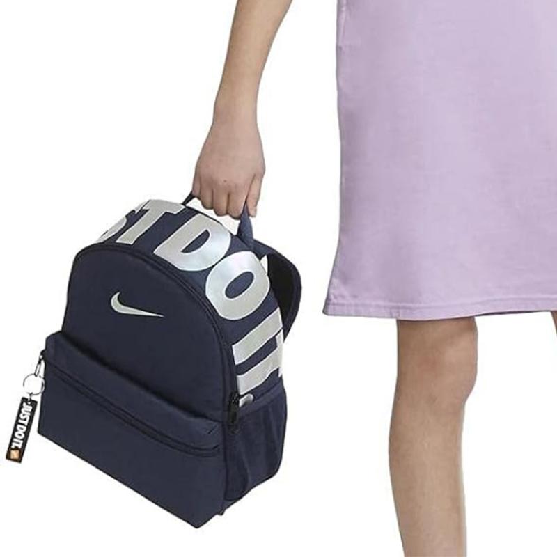 Nike Fabric Backpack Mini Men's Navy Blue Lightweight Casual BA5559-411