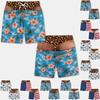 Heren Hawaiiaanse Print Strandshorts voor Zomervakantie