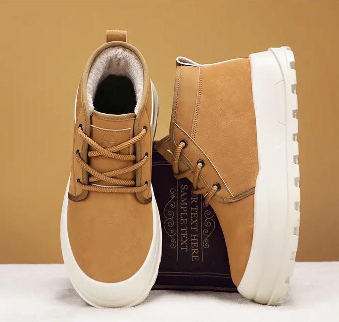 

Чоловічі зимові снігові чоботи 2024: У старопекінському стилі, на оксамитовій підкладці, теплий, товстий, морозостійкий для людей середнього та похилого віку 41