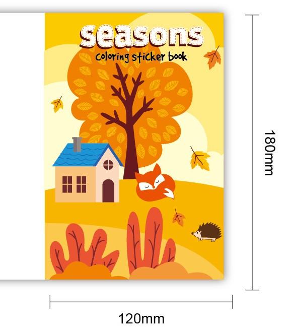 Раскраски для детей Книжки с наклейками Веселые раскраски 3-6 лет Раннее развитие Дошкольные занятия Творчество Книжки-раскраски по темам