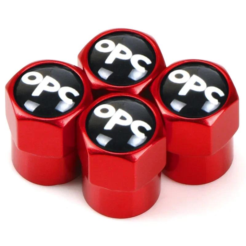 4PCS Car Wheel Tire Valve Caps Dust Proof Covers For Opel OPC LINE Opel Astra G H J K F Corsa D Zafira B Insignia Mokka Regal