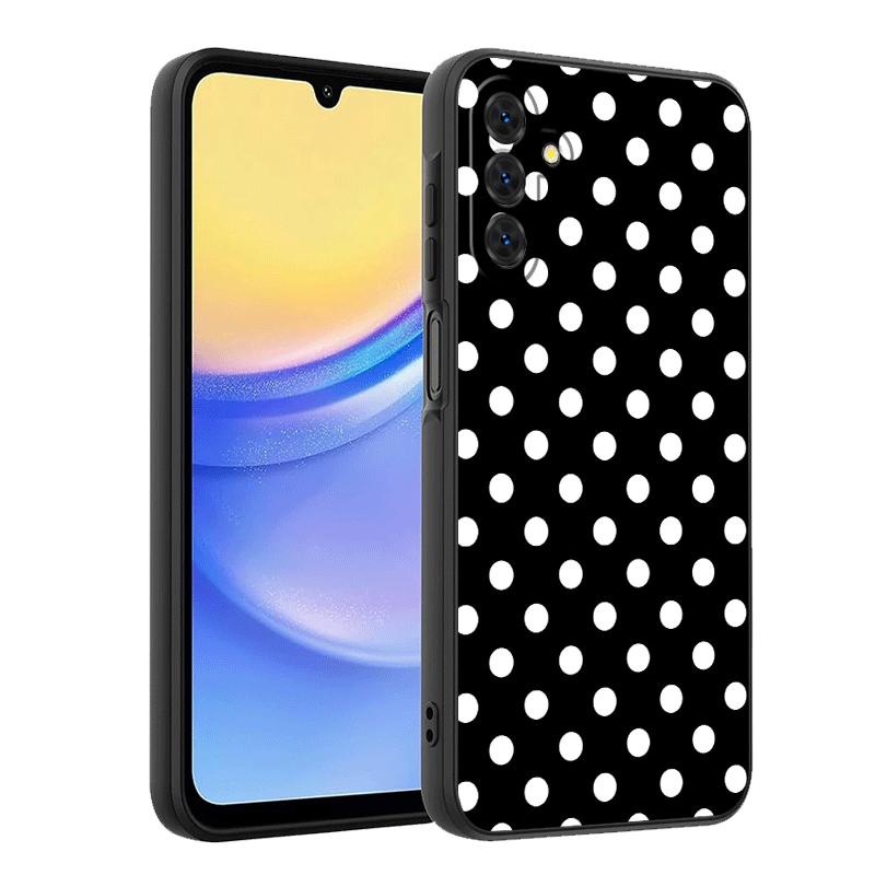 Polka Dots Art Fashion Desgin Soft Phone Case for Samsung A17 A37 A57 A16 A26 A36 A56 A15 A25 A35 A55 A14 A24 A34 A54 A13 A23 A3