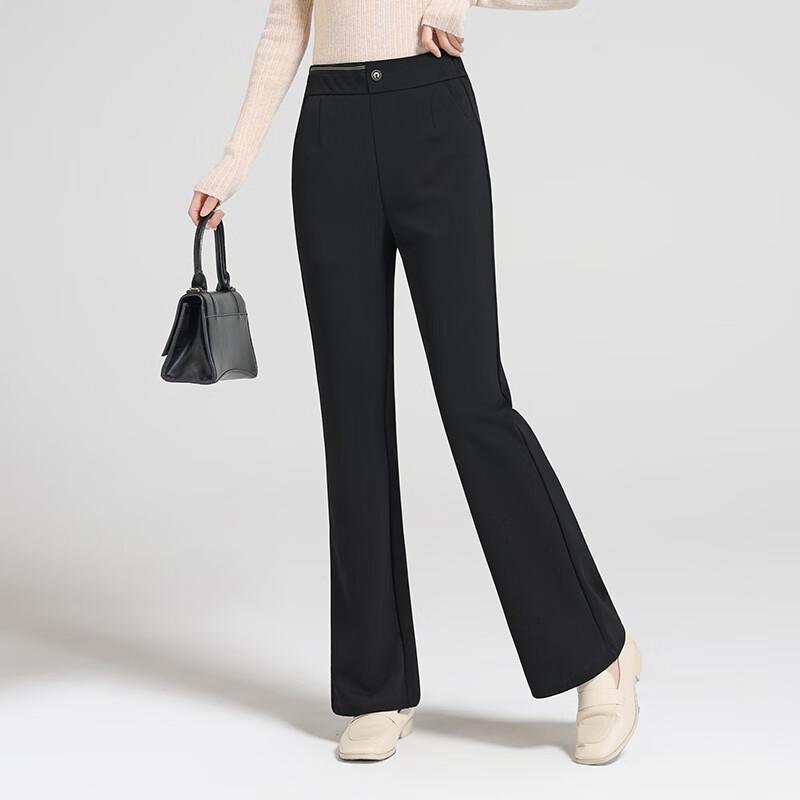 Women's High-Waist Flared Suit Pants