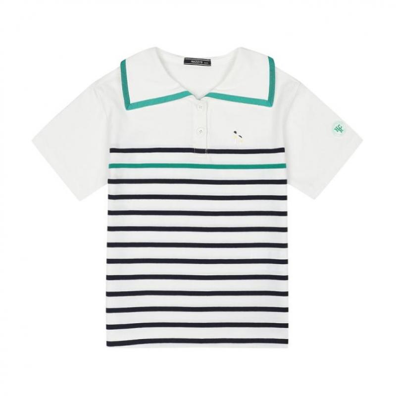 Hazzys Kids Club de Tenis Hanorac cu Guler Mânecă Scurtă Htm23tp64m Iv