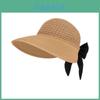 Fashionable Straw Sun Hat With Large Brim And Breathable Material For Casual Summer Wear