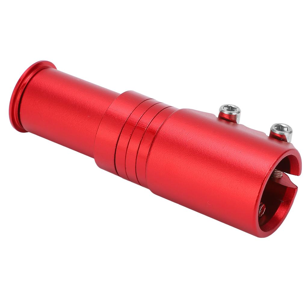 Mountain Bike Stem Riser Aluminium Alloy Bicycle Handlebar Riser Adapter for 28.6mm 1.13in ForkRed