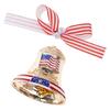 250 Years Anniversary Metal Bell Ornament Christmas Bell Hanging Decoration For Holiday Tree and Festival Celebration