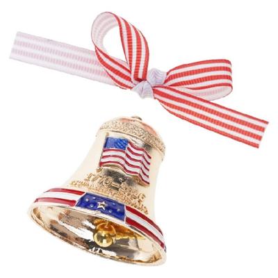250 Years Anniversary Metal Bell Ornament Christmas Bell Hanging Decoration For Holiday Tree and Festival Celebration