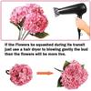 58cm Artificial Flowers Silk Hydrangea Eternal Flower Bouque for Wedding Home Party Living Room Table Decoration Accessories