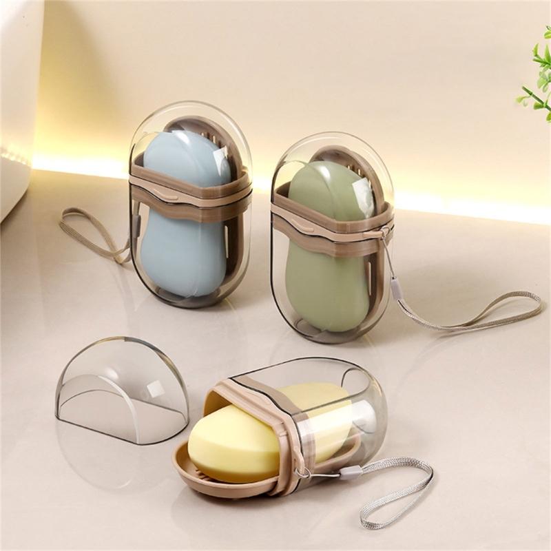 Watertights Soap Box Ventilated Bottom Compactly Design Soap Dish Practical Drainage Feature For Daily Use For Business