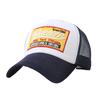 European and American popular wester baseball cap hip hop mesh hat sticker letter visor men's and women's caps