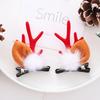 Christmas Decorative Deer Antler Hair Clip Party Costume Accessory Halloween Adult Hair Card Adorable Girl Heart Festival Gift