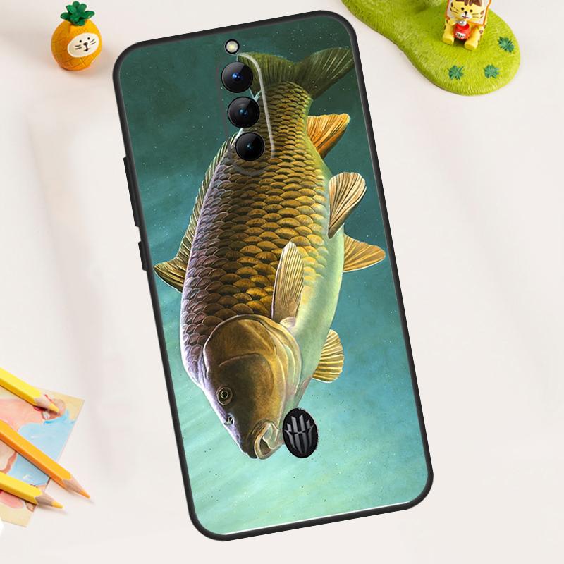 CARP FISH FISHING Case For ZTE Nubia RedMagic 11 9 8 10 Pro Plus 8S 9S 10S Pro 5G 5S 6 7 6S 7S Pro 11 Air Cover