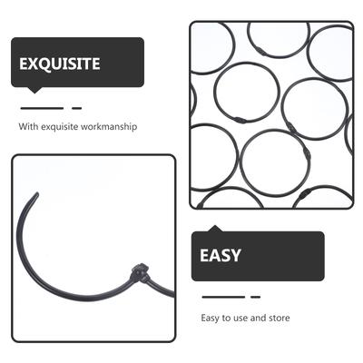 24Pcs Metal Hooks for Shower Curtains Sturdy Design Quick Connect Rods Simple Color Classic Shower Curtain Hooks