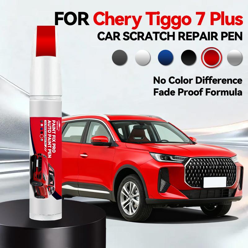 Veicolo per Uso Esclusivo Per Chery Tiggo 7 Plus 1990-2026 Penna per Riparazione Vernice Ritocco Rimuovi Graffi Accessori Auto Nero Silv