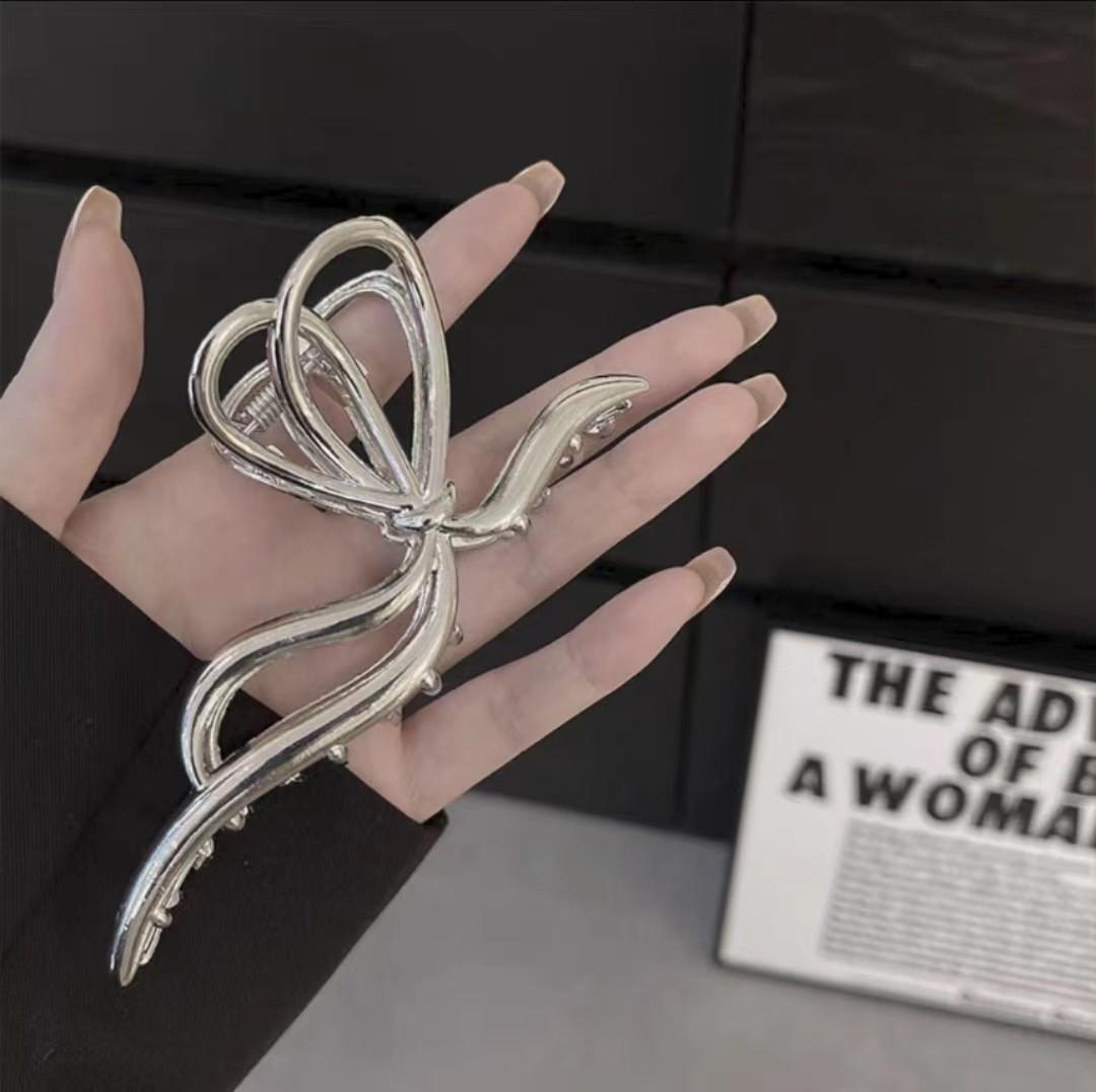 Корейская металлическая заколка-краб для волос: Женская шикарная заколка для волос  Акула